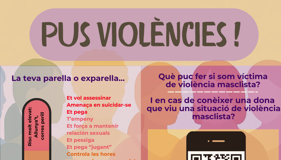 Nou recurs comú contra les violències masclistes: la Mancomunitat presenta la campanya “PUS VIOLÈNCIES!”