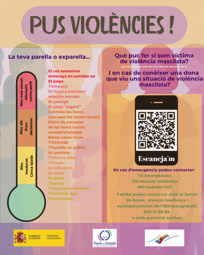 Nou recurs comú contra les violències masclistes: la Mancomunitat presenta la campanya “PUS VIOLÈNCIES!”